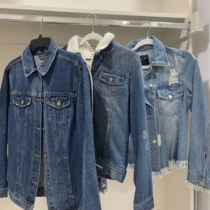 Endless love denim cowboy lining jacket coat Levi inspired jean trend